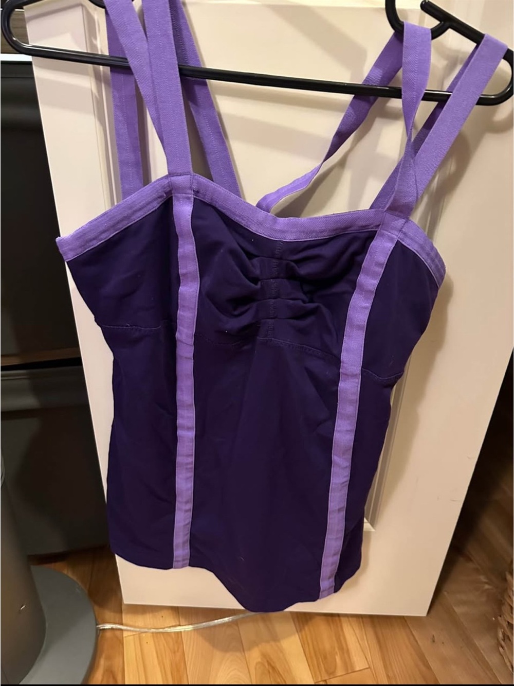 lululemon athletica Purple Dual-Strap Tank with Lilac Trim